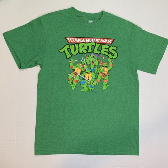 Teenage Mutant Ninja Turtle Green Medium Short Sleeve T-shirt - Picture 2 of 5